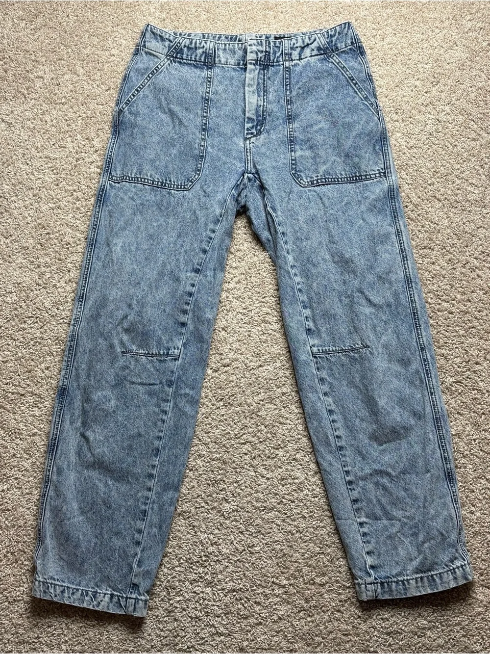Rag & Bone Featherweight Logan Wide Leg Jeans